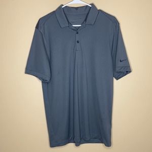 Gray Nike Golf Tour Performance Polo Shirt